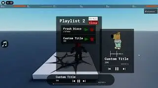 Roblox Studio - Music System with Custom Playlists