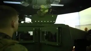 7th ESB Marines Use Combat Convoy Simulator