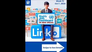 Weekly Job Dashboard UN India Monday Special