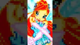 Winx club - Bloom 3 season #winxclub #magicpollen #winx3d #winx8season #speedpaint #pixelart #art