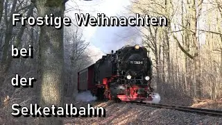 Frostige Weihnachten bei der Selketalbahn