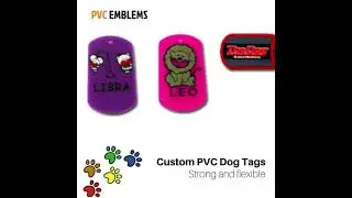 Custom PVC Dog Tags by PVC EMBLEMS