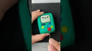 BMO Adventure Time Satisfying Wool Art