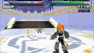 Vemmon Vs CrapLeomon & MetalGreymon battle - Digimon World 3 (2003)