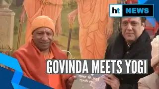 Watch: Actor Govinda meets UP CM Yogi Adityanath, prays at Gorakhnath temple