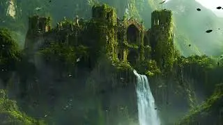Castle Space on the High Mountain | Gentle Celtic Music, Birdsong & Flowing Water For Relax, Sleep