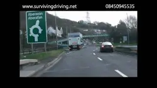 Positioning - Briton Ferry roundabout - A48 to Old road