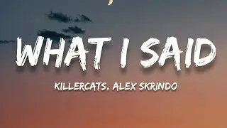 Killercats - What I Said (Lyrics)(feat. Alex Skrindo)