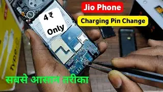 How to change jio phone charging pin | jio phone charging pin change 🔥