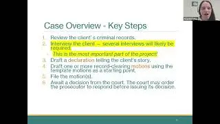 DC Criminal Record Clearing Training for Pro Bono Attorneys