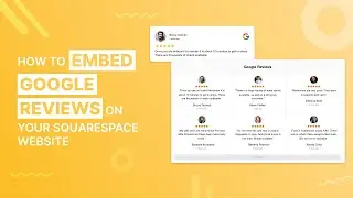 Embed Google review on Squarespace