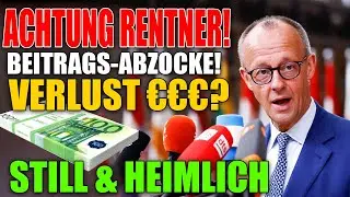 💥 Vorsicht Beitragsabzocke! So werden Neurentner 2025 still und heimlich abgezockt!