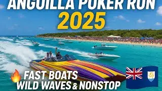 Anguilla Poker Run 2025 &ndash; Fast Boats, Wild Waves & Nonstop Party Vibes! 🚤💦🇦🇮