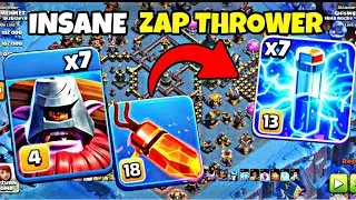 Zap Thrower Attack Strategy in Legend League | Townhall 18 | Clash of Clans |
