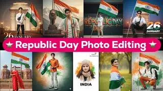 26 January Republic Day Photo Editing 🇮🇳 | Viral Tiranga Photo Edit 🔥 2026 Trending