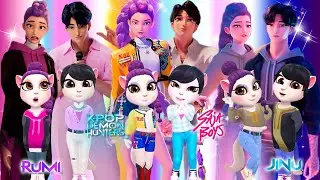 😈🎵 My Talking Angela 2 | K POP DEMON HUNTERS | New Cosplay  Makeover🔥✨