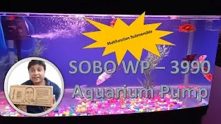 Sobo Aquarium Power Head WP-3990 | Aquarium | Top Filter | Multifunction Submersible Pump