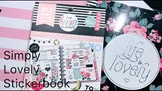 New Release!!!| Simple Lovely Sticker Book Flip-through| Happy Planner