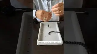 how to make simple and easy onyx bead bracelet #easy #handmade #trending #viral #shorts