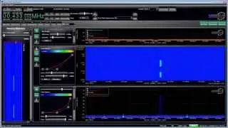 Aaronia SPECTRAN V5 measuring and decoding a car key at ISM 433MHz