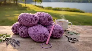 WOW! STUNNING 3D CABLE CROCHET STITCH 💜 PERFECT FOR SCARVES, BAGS & BLANKETS!