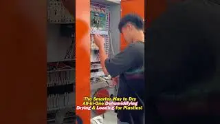 All-in-One Dehumidifying Drying  Loading for Plastics#machine #dehumidifier #dryer #mixer #loader
