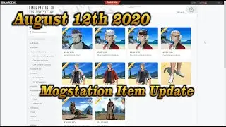 FFXIV: New Mogstation Items 12th August 2020