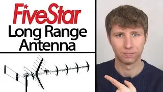 Five Star Outdoor HDTV Antenna 200 Mile Long Range Review