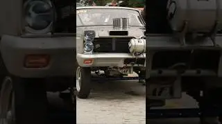 👀 THE WHISTLER! HILBORN INJECTED MERCURY COMET! #shorts #car #dragrace #mercury #comet