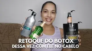 RETOQUE DO BOTOX DA BLUEKEN BBTX LUXE SEM ENXAGUAR ELE NO FIO