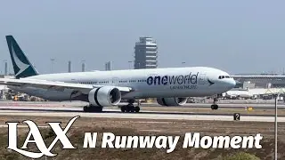 LAX Plane Spotting | Arrival and Takeoff From North  Runway 24 Left at LAX Airport #aviation