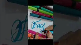 Requested name:-Faiz...If u want your name comment below❤️👇#Calligraphy #names #Shorts #trending