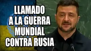 &iexcl;ZELENSKY SACUDE A LA ONU! Llama a la guerra mundial contra Rusia