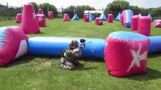 A quick Speedball game, Armymans paintball July 20, 2014
