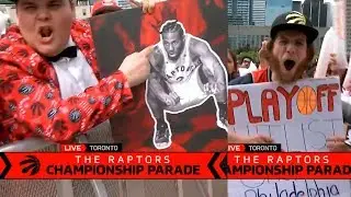 Raptors Fans Go Crazy at the Championship Parade | June 17, 2019