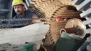 Generator Rotor Installed into Stator | Critical Power Plant Electrical Maintenance