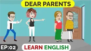 ❤️Дорогие родители! Часть 2 | Анимированные истории | История на английском языке | Разговор на а...