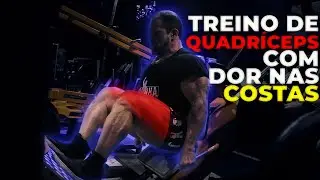 COMO TREINAR QUADRÍCEPS COM DOR NAS COSTAS!