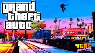 GTA 5 Motorcycle Stunt and Fail