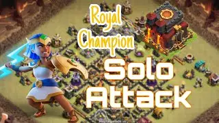Royal Champion: TH10 One-Hero War Attack Challenge | Clash of clans | War Attack