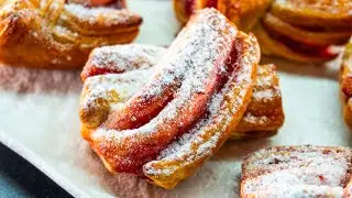 Strawberry Jam Puff Pastry Braid recipe