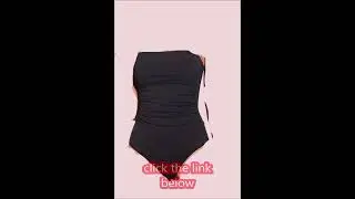 Holipick Women Tummy Control One Piece Swimsuits Strapless Bandeau Bathing Suits Slimming Halter