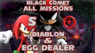 Shadow The Hedgehog (Reloaded V1.2) Black Comet: All Missions & Red Rings ~ S Rank