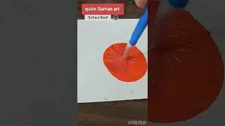 🔴⭕⭕ How to make a perfect circle with paint brush 🖌️ 🔴 ⭕#viral #shorts #short #art #trending#circle