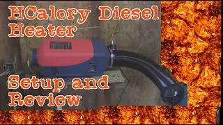 8kw Hcalory F1S Diesel Heater Unboxing, Setup, and Review. High Altitude