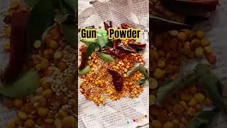 Gun Powder 😍#gunpowderrecipe #podi #powder #curryleaves #dal #redchili #southindian #gun #masala