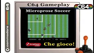 [RETROGAMING] Microprose soccer |  Commodore 64