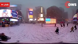 LIVE: Powerful Winter Storm Hits NYC as Skyline Braces for Extreme Weather | DWS News | AL14