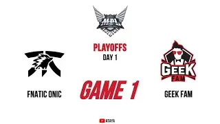 FNATIC ONIC VS GEEK FAM || #MPLIDS14