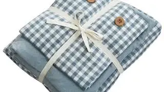 Plain Dyed 100% Cotton Patchwork Lodge Linen Bed Sheets 2016F-513